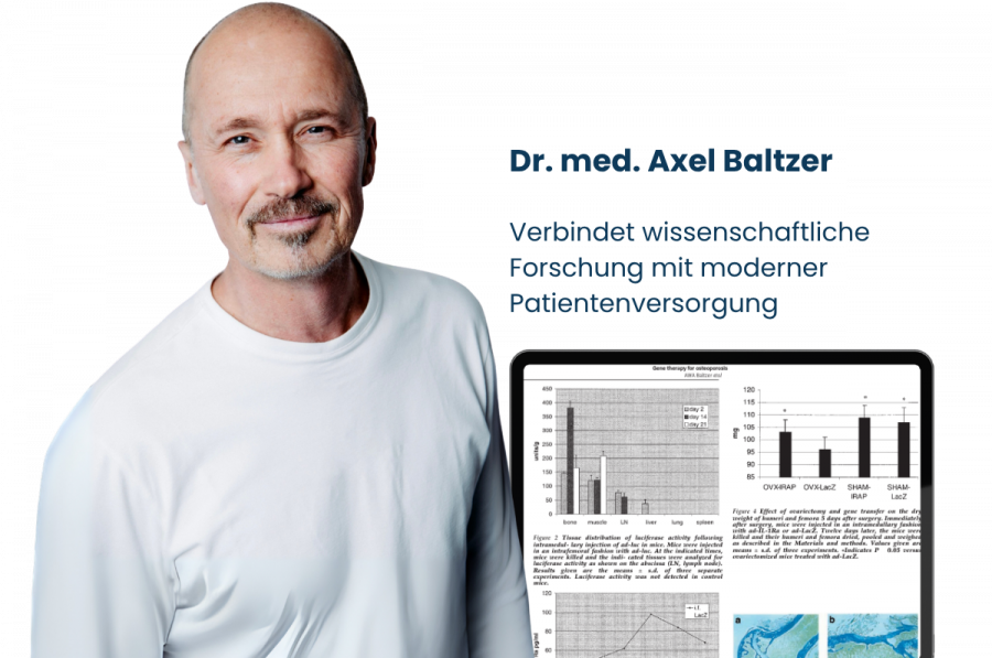 Dr. Axel Baltzer Forschung zur Osteoporose und Knochendichtemessung ihn Düsseldorf